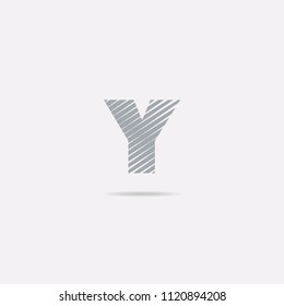 Letter Y logo icon vector element.