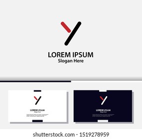 Letter Y logo and icon, vector design template.EPS10