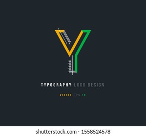 Letter Y logo icon vector template.