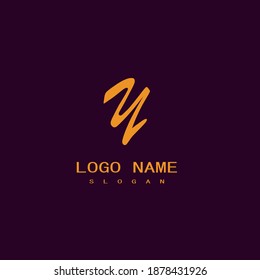 logotipo de la letra Y. vector de logotipo minimalista