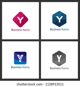 Letter Y Logo Set Design