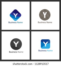 Letter Y Logo Set Design