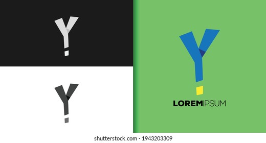 carta y conjunto de logotipos plantilla de ideas vector