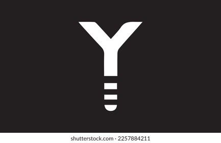 letter y logo, with a simple line design with an abstract concept, you can use it for company symbols, icons, business, illustrations, initials, or the alphabet.