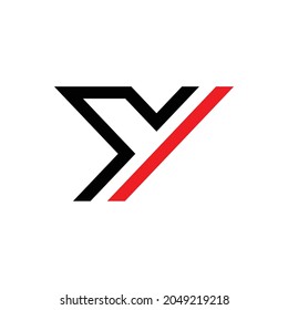 letter Y logo. simple vector logo