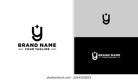LETTER Y LOGO SMILE NEGATIVE SPACE SIMPLE EDITABLE