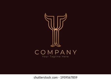 Letter Y Logo, stylish and elegant monogram Y logo, perfect for business, Brand and company logos,  vector illustration