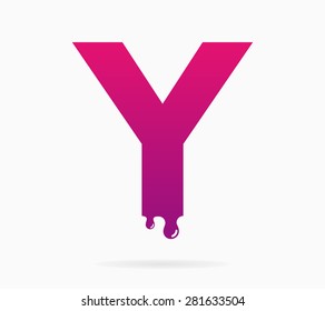 Letter Y logo or symbol icon