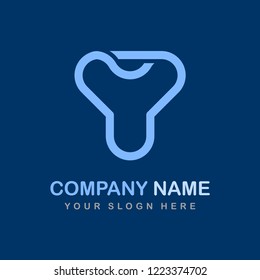 letter y logo template