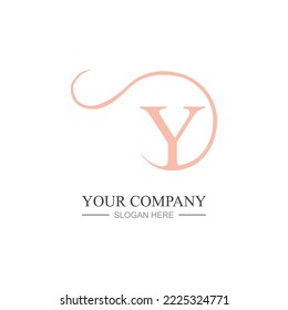 Letter Y Logo Template vector icon design