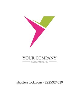 Letter Y Logo Template vector icon design