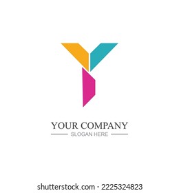 Letter Y Logo Template vector icon design