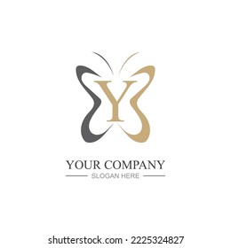 Letter Y Logo Template vector icon design