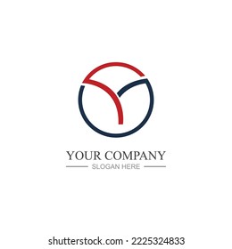 Letter Y Logo Template vector icon design