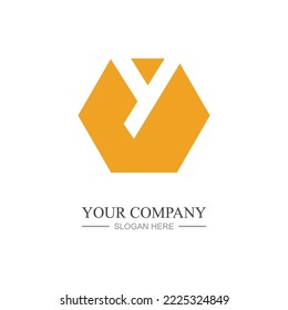 Letter Y Logo Template vector icon design