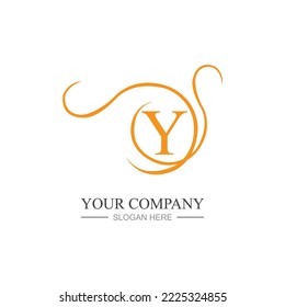 Letter Y Logo Template vector icon design
