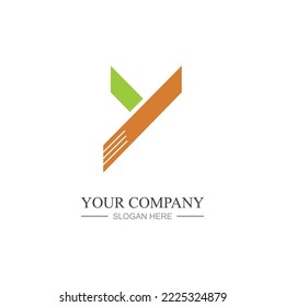 Letter Y Logo Template vector icon design
