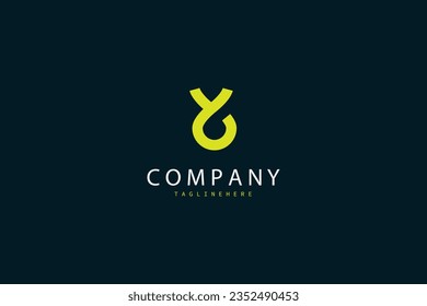 Letter y logo template vector.