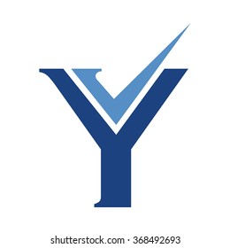 letter y logo vector.