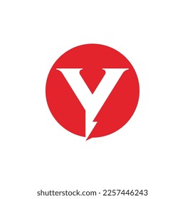 Letter Y logo vector creative template element