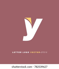 Letter Y logo vector icon.