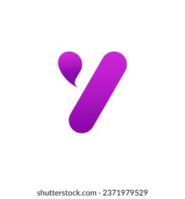 letter y logo vector image