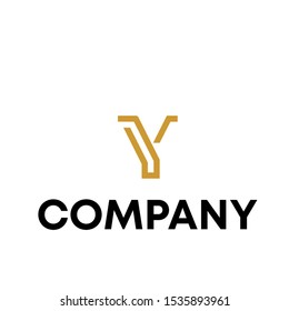 letter Y logo vector sign template