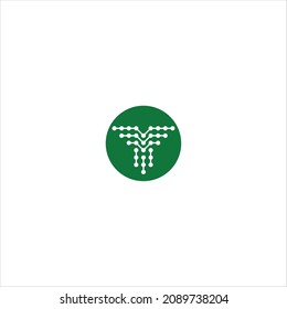 letter y logo vector template medical