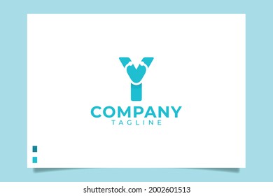 letter Y medical logo vector for any business especially for medical and health care, pharmacy, hospital, clinic, etc.