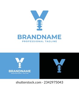 Letter Y Microphone Logo, suitable for business related to Microphone with Y initial.