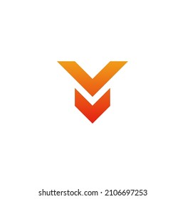 Plantilla de logotipo de degradado moderno de carta Y para empresas