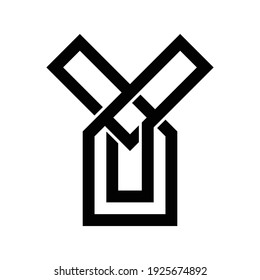 Letter Y Monogram Logo Design