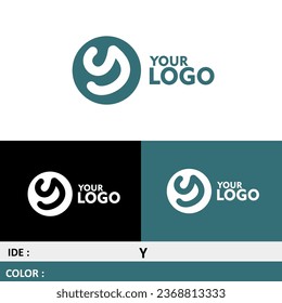 letter y monogram logo vector design with a simple and minimalist impression that is suitable for your business identity logo