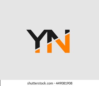 Letter Y and N logo vector
