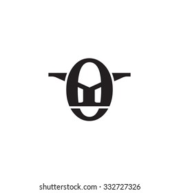 letter Y and O monogram logo