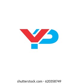 letter y and p logo design