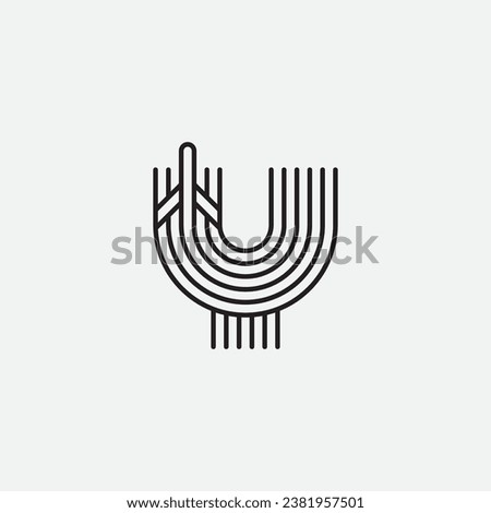Letter Y plane logo design illustration vector template
