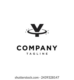 Letter Y Planet space logo icon vector template.eps
