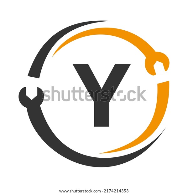 Letter Y\
Repair Logo.  Home Services Tool, Car Repair Logo Template For\
Business, Company and Construction\
Industry
