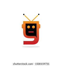 Letter Y Robotic Creative Modern Logo