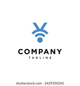 Letter Y Signal logo icon vector template.eps