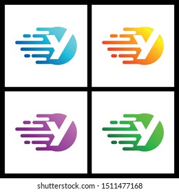 letter Y simple logo design vector