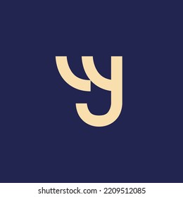 Letter Y Simple Logo Design. Initial Y Monogram Logo Identity for Branding, Business, Real Estate, Fasion and Luxury Brand