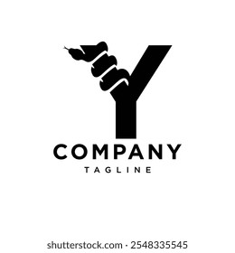 Letter Y Snake Logo Icon Vector