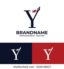 Letter Y Spear Logo, suitable for any business related to Spear with Y initials.