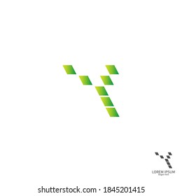 Letter Y  square logo icon concept design vector