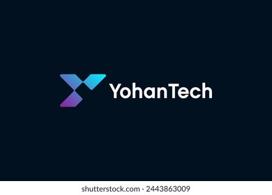 Letter Y technology logo icon design vector design template inspiration