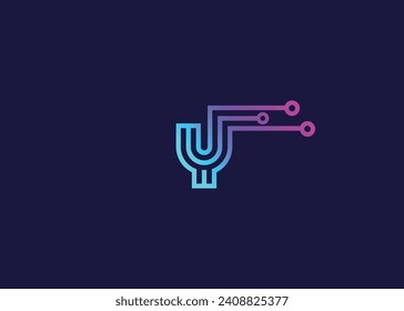 Letter Y Technology, Vektorgrafik-Logo-Design-Vorlage. Logo von Letter Y Molekül, Science and Bio Technology