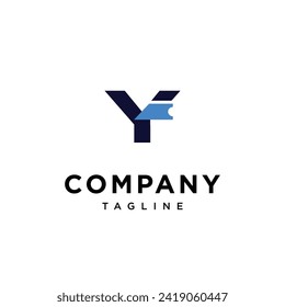 
Letter Y Ticket logo icon vector template.eps
