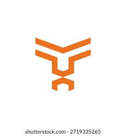 Letter Y Tiger Face Logo 